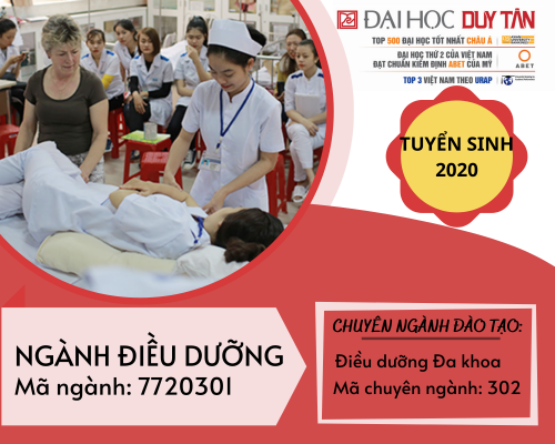 Đại học Duy Tân tuyển sinh ngành Điều dưỡng 2020